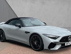 Manufaktur alpine grey solid Used 2024 Mercedes AMG SL63 S E Performance Cabriolet | £149,995