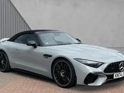 Manufaktur alpine grey solid Used 2024 Mercedes AMG SL63 S E Performance Cabriolet | £149,995