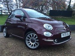 Red Used 2020 Fiat 500 Star Cabriolet | £7,990