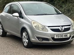 Silver Used 2008 Vauxhall Corsa Design Edition Hatchback | £1,990 (Fair price)
