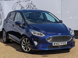 Blue Used 2017 Ford Fiesta Titanium Hatchback | £9,695 (Fair price)