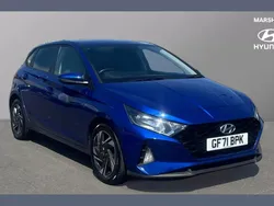 Blue Used 2021 Hyundai i20 Hatchback | £11,625 (Fair price)
