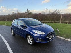 Blue Used 2015 Ford Fiesta Zetec Hatchback | £3,750 (Fair price)