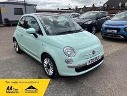Green Used 2015 Fiat 500 Lounge Hatchback | £5,695 (Fair price)