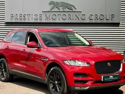 Red Used 2018 Jaguar F-Pace Prestige SUV | £10,499 (Fair price)