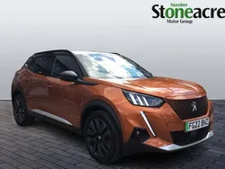 Orange Used 2022 Peugeot e-2008 Premium SUV | £13,495 (Fair price)