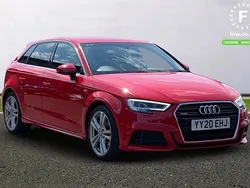 Red Used 2020 Audi A3 S-Line Hatchback | £17,199 (Fair price)
