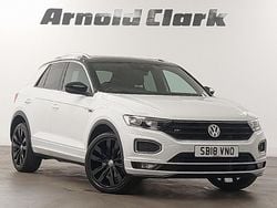 White Used 2018 VW T-Roc R-line SUV | £18,898 (Good price)
