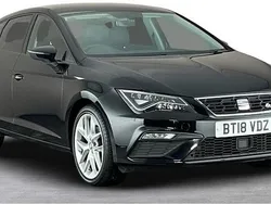 Midnight black Used 2018 Seat Leon FR Hatchback | £9,375 (Good price)