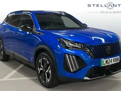Blue Used 2024 Peugeot e-2008 Allure SUV | £16,990 (Fair price)