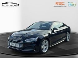Metallic mythos black Used 2019 Audi A5 S-Line Coupe | £16,495 (Good price)