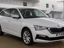 White Used 2022 Skoda Scala SE L Hatchback | £13,699 (Fair price)