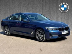 Blue Used 2020 BMW 530e Sport Line | £22,439 (Fair price)