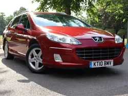 Red Used 2010 Peugeot 407 Estate | £1,900