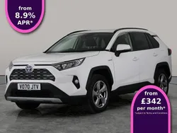 White Used 2020 Toyota RAV4 Hybrid Design SUV | £22,703 (Fair price)