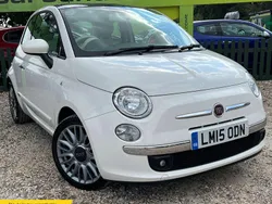 White Used 2015 Fiat 500 Lounge Hatchback | £4,995 (Good price)