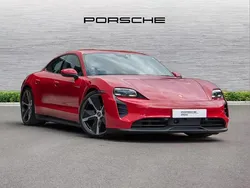 Red Used 2022 Porsche Taycan Sedan | £49,995 (Good price)