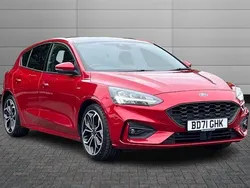 Fantastic red Used 2021 Ford Focus ST-Line X Hatchback | £14,200 (Fair price)