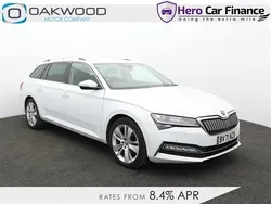 White Used 2021 Skoda Superb SE L Estate | £18,451 (Fair price)