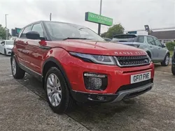 Red Used 2017 Land Rover Range Rover evoque SE SUV | £12,995 (Good price)
