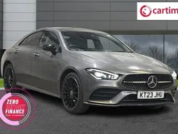 Grey Used 2023 Mercedes CLA250e AMG line Sedan | £26,555 (A bit pricey)