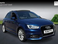 Blue Used 2018 Audi A1 Sportback S-Line Hatchback | £9,855 (A bit pricey)