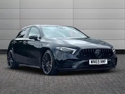 Black Used 2019 Mercedes A35 AMG Premium Plus Hatchback | £26,490 (Fair price)