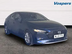 Blue Used 2022 Mazda 3 Hatchback | £14,450 (Good price)