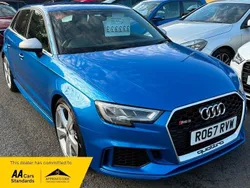 Blue Used 2017 Audi RS3 Hatchback | £24,499 (A bit pricey)