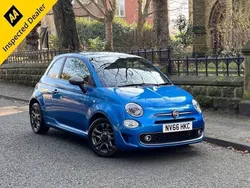 Blue Used 2016 Fiat 500 S Hatchback | £4,795 (Fair price)