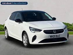 White Used 2021 Vauxhall Corsa Elite Hatchback | £10,652 (Fair price)