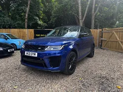 Blue Used 2021 Land Rover Range Rover Sport SVR SUV | £47,500 (Good price)
