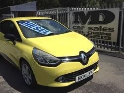Yellow Used 2014 Renault Clio IV Dynamique Hatchback | £4,975 (Good price)