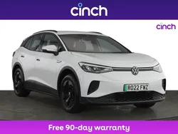 White Used 2022 VW ID.4 Pure SUV | £16,979 (Fair price)