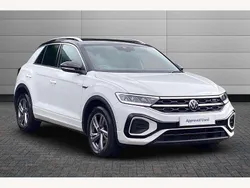 White Used 2022 VW T-Roc R-line SUV | £23,395 (Fair price)
