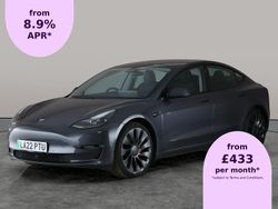 Grey Used 2022 Tesla Model 3 Performance Sedan | £25,392 (Fair price)