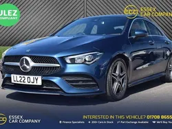 Blue Used 2022 Mercedes CLA180 AMG line Sedan | £21,790 (Fair price)