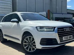 White Used 2016 Audi Q7 S-Line SUV | £25,500 (Fair price)