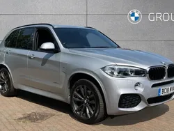 Silver Used 2018 BMW X5 M Sport SUV | £28,231 (Fair price)