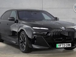 Black Used 2023 BMW i7 M Sport Sedan | £76,500 (Fair price)