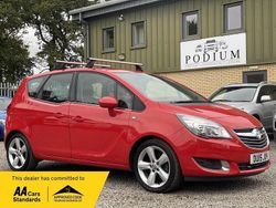 Red Used 2015 Vauxhall Meriva MPV | £3,990 (Good price)