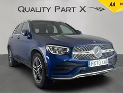 Blue Used 2020 Mercedes GLC300 AMG line Estate | £20,150 (Super price)