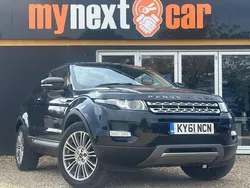 Black Used 2011 Land Rover Range Rover evoque Prestige Coupe | £11,495 (A bit pricey)