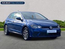 Blue Used 2022 VW Polo Life Hatchback | £14,498 (Fair price)