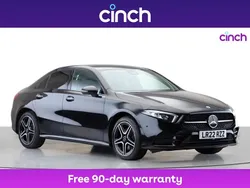 Black Used 2022 Mercedes A250 AMG Line Premium Sedan | £20,549 (Fair price)