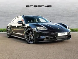 Jet black metallic New 2024 Porsche Taycan Sport Turismo Sedan | £80,845 (Expensive)