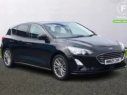 Black Used 2019 Ford Focus Titanium X Hatchback | £10,399 (Fair price)