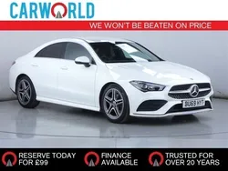 White Used 2019 Mercedes CLA180 AMG line Sedan | £22,440 (A bit pricey)