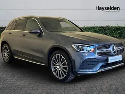 Grey Used 2022 Mercedes GLC220 AMG Line Premium SUV | £30,395 (Fair price)