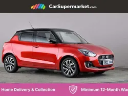 Red Used 2021 Suzuki Swift SZ5 Hatchback | £12,287 (Fair price)
